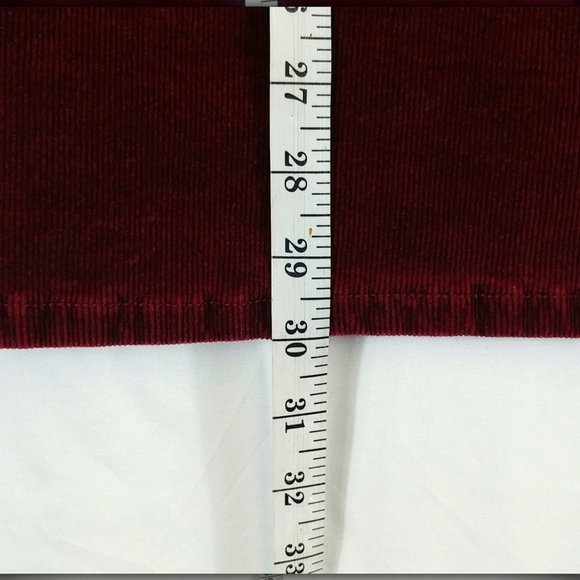 Pacsun Dress Women' Burgundy Corduroy Pinafore Adjustable Straps Y2K Mini Size S - Picture 4 of 9